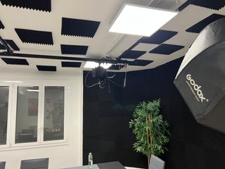 Estructura focos 4 muelles deslizantes