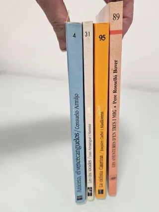 Lote 4 llibres per a edat recomenada 8 i 9 anys