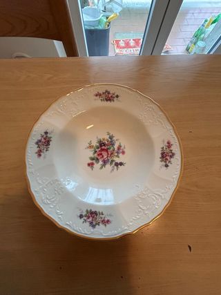 18 iatti BOEMIA piu 1 Vassoio porcelana superfin