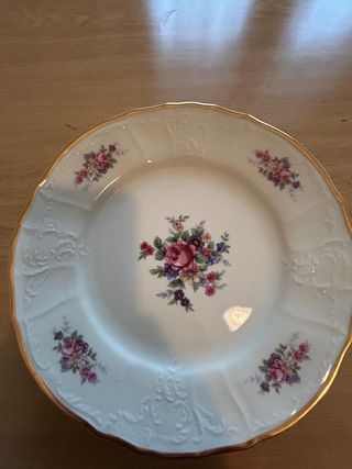 18 iatti BOEMIA piu 1 Vassoio porcelana superfin