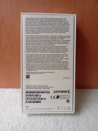 Scatola per IPHONE 12 MINI