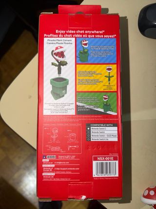 Cámara planta piraña Nintendo Switch 2