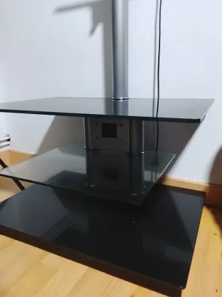 Soporte TV Negro Giratorio