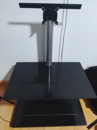 Soporte TV Negro Giratorio