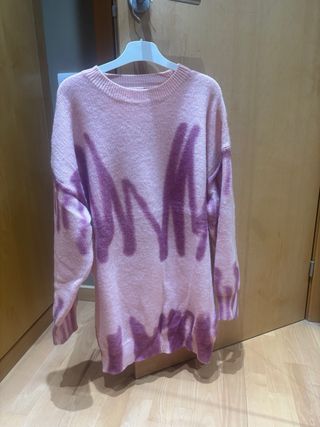 Maxi jersey vestido lana