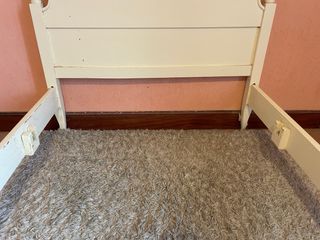 Estructura Cama Vintage Blanca