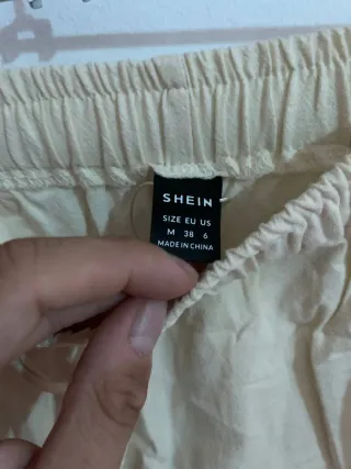 Pantalón mujer amarillo