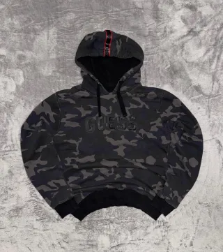 Sudadera Hoddie Classic Retro Y2K GUESS militar L