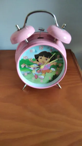 Despertador infantil rosa Dora la Exploradora