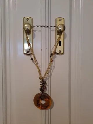 Colgante imitación ámbar