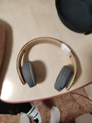 Cascos PowerLocus Beige y Gris