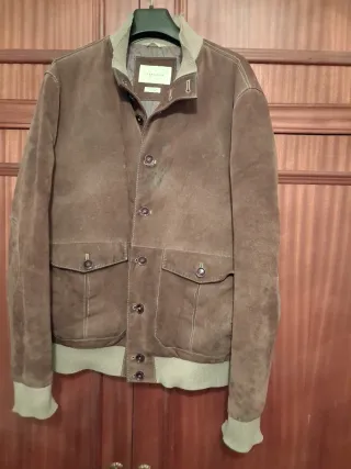 Cazadora Zara Suede Marrón