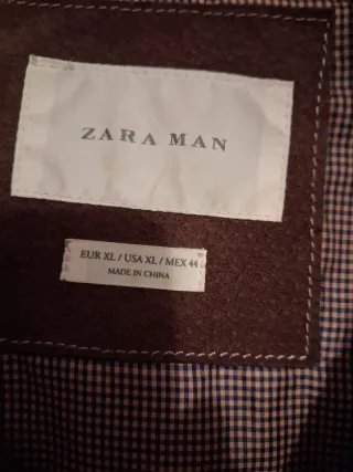 Cazadora Zara Suede Marrón