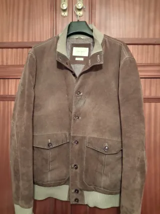 Cazadora Zara Suede Marrón