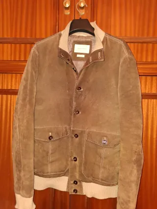 Cazadora Zara Suede Marrón