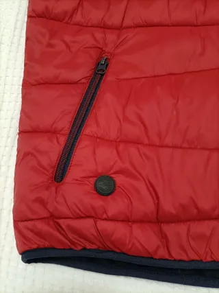 Chaleco acolchado capucha