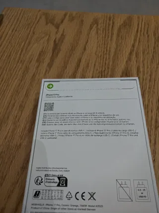 iPhone 17 Pro 256 GB Naranja