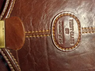 Cartella lavoro pelle vintage marrone