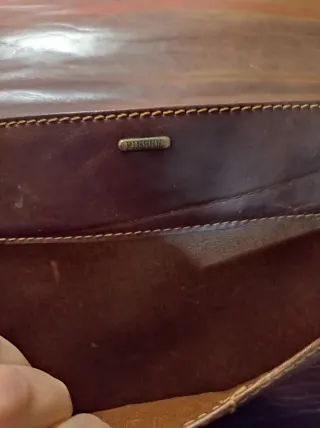 Cartella lavoro pelle vintage marrone