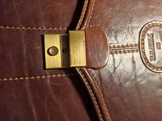 Cartella lavoro pelle vintage marrone