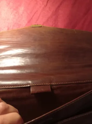 Cartella lavoro pelle vintage marrone