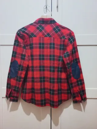 Camisa cuadros roja y negra