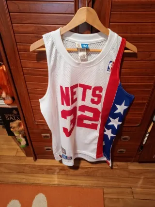 Camiseta Adidas Nets Talla S Vintage