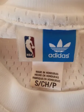 Camiseta Adidas Nets Talla S Vintage