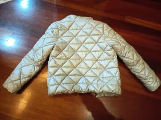 Cazadora Zara azul metalizado