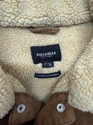 Cazadora Pull&Bear Marrón Forrada