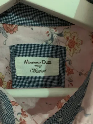 Camisa mujer floral rosa