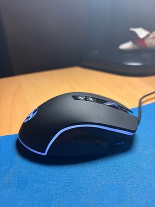 Ratón Gaming Krom Keos Negro/Azul