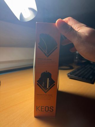 Ratón Gaming Krom Keos Negro/Azul