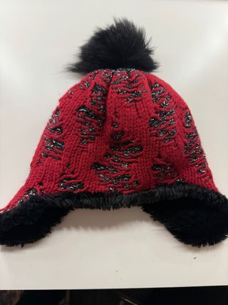 Gorro de invierno mujer rojo