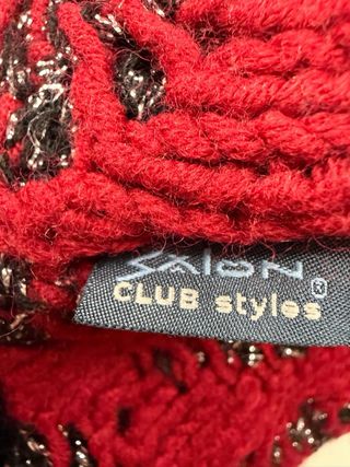 Gorro de invierno mujer rojo