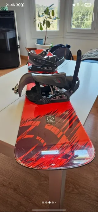 Tabla Snowboard Nitro Icon 49 + Funda + Fijaciones