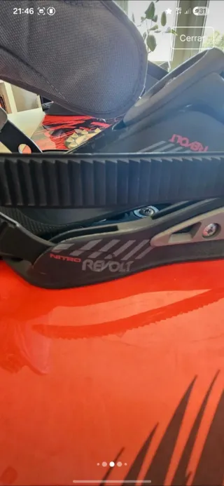 Tabla Snowboard Nitro Icon 49 + Funda + Fijaciones