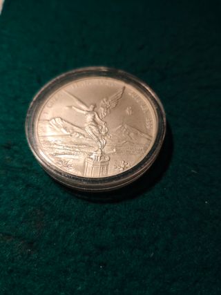 Moneda Plata Pura México 1 Onza 2016