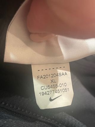Mono Nike Negro Talla M