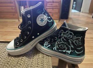 Zapatillas Converse Altas Estampado Floral