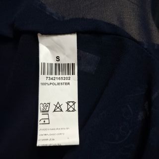 Vestido largo estampado paisley