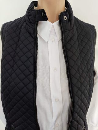 Chaleco Massimo Dutti azul marino oscuro