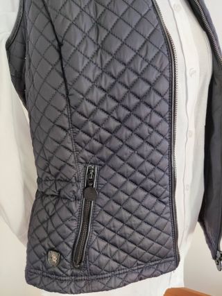 Chaleco Massimo Dutti azul marino oscuro