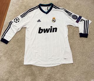 Camiseta Real Madrid Adidas Blanca Manga Larga