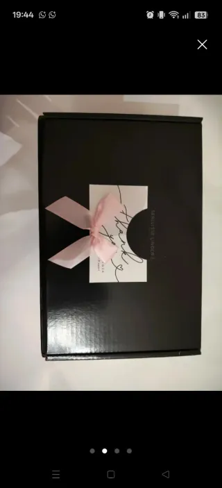 Conjunto sujetador y tanga satén talla 95B M