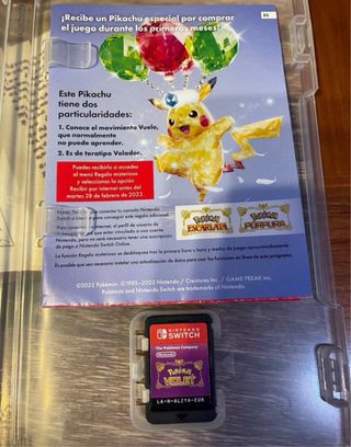 Pokemon Purpura Nintendo Switch RPG