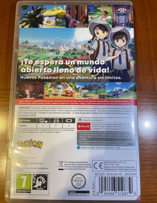 Pokemon Purpura Nintendo Switch RPG
