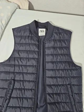 Chaleco Zara Azul Marino