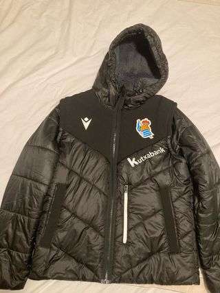 Cazadora Real Sociedad Macron Negra