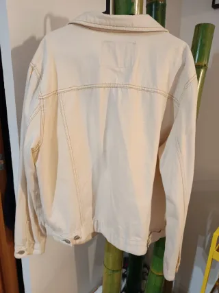 Chaqueta vaquera Lefties Beige Unisex Talla L